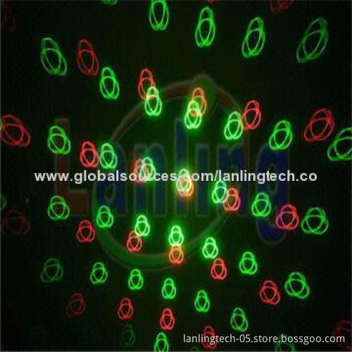 100mW Multi Twinkling Effects Holiday Light, controlled by two DC-step motors